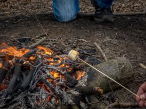 Toasting marshmallows