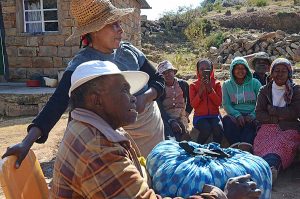 Mama Sotho with her Wonderbag