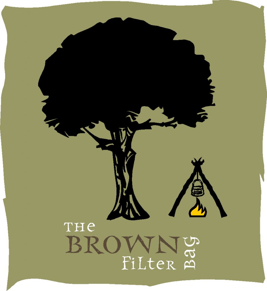 The Brown filter bag logo