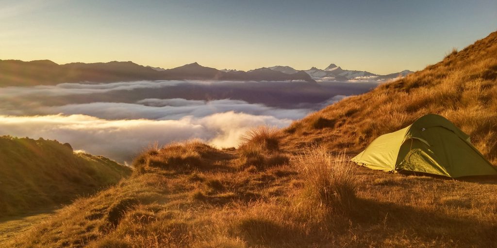 Wild camping in the hills