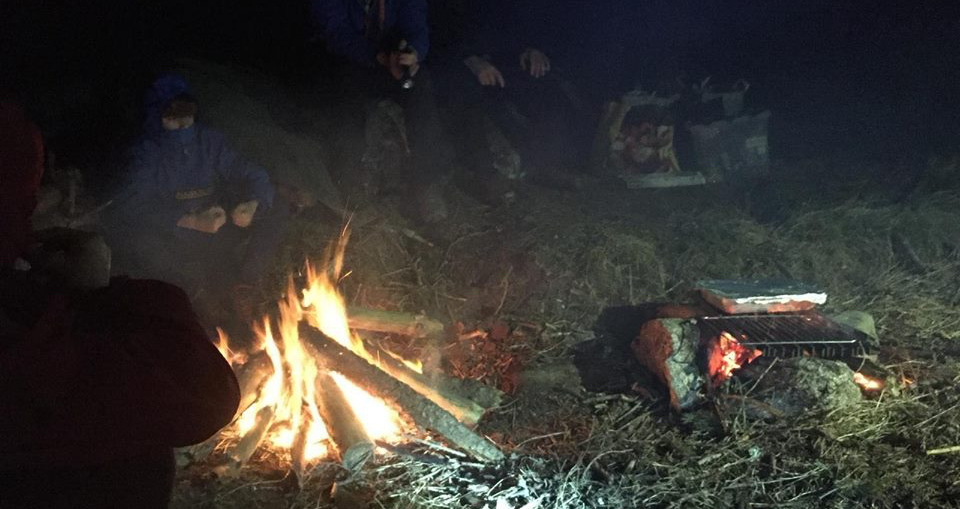 Family bushcraft gathering