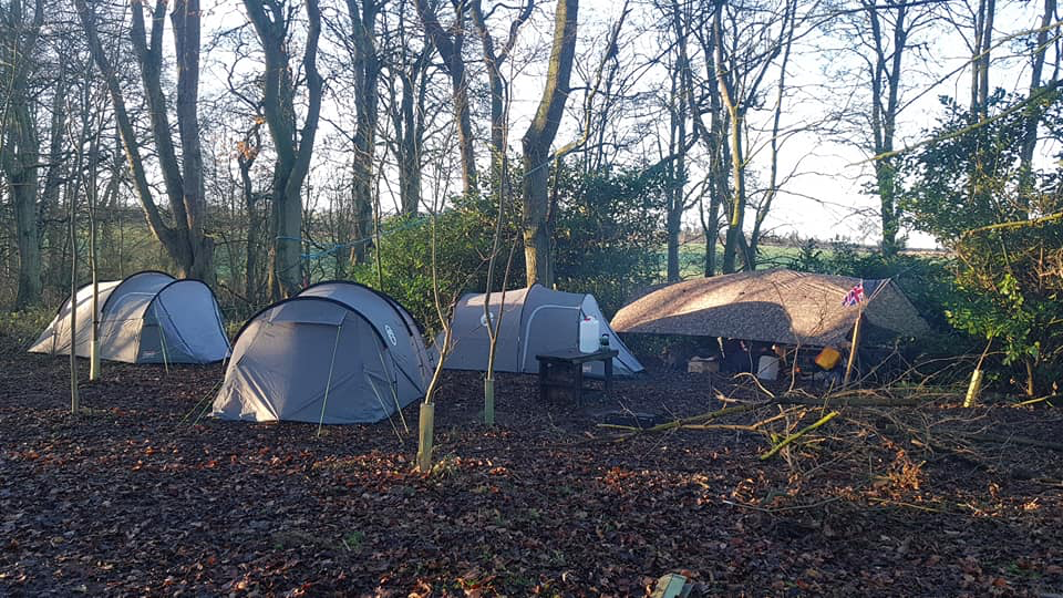 Tents for the camp