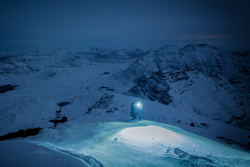 Beinn Alligin at night
