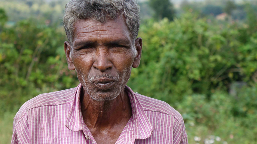 Gurumala, a Jenu Kuruba man who was evicted from Bandipur Tiger Reserve about 30 years ago ©Survival