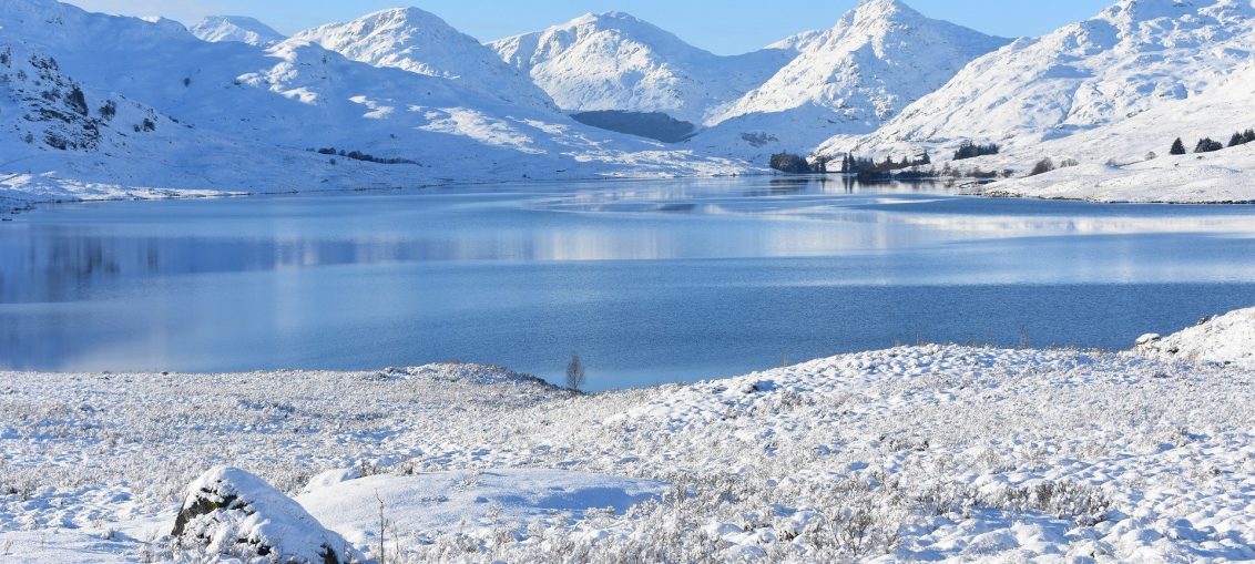 Winter conditions in the Scottish mountains