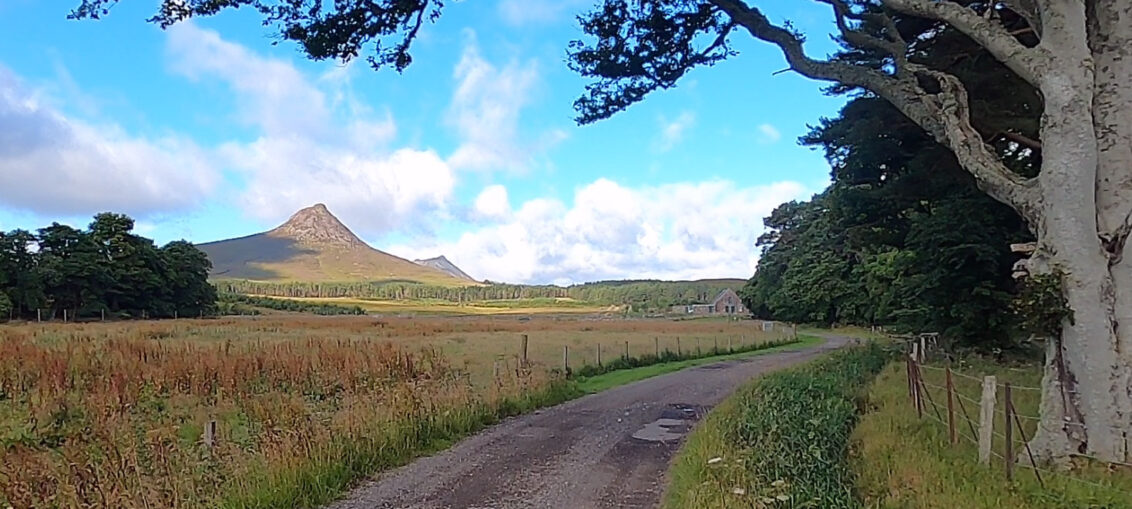 The track to Maiden's Pap and Morven